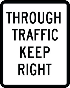 RB-27 Reflective Sign 60x75 cm