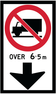 RB-40 Reflective Sign 90X150 cm