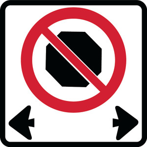 RB-55 Reflective Sign 30x30 cm