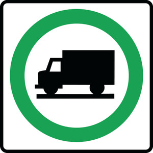 RB-61 Reflective Sign 60x60 cm