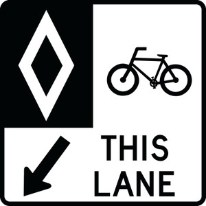 RB-84A Reflective Sign 60x60 cm