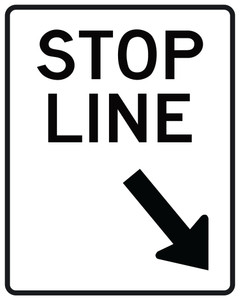 RC-4R Reflective Sign 60x75 cm