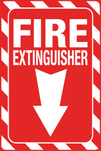 T281 Fire Extinguisher 12"x18"