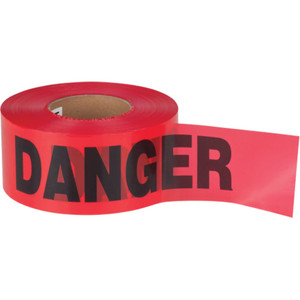 T286 Red Danger Tape  3"x1000 ft