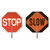 T031 Stop/ Slow Paddle (Aluminum) 18"x18"