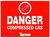 T072 Danger Compressed Gas 18"x24"