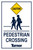 T089 Pedestrian Crossing 24"x36"