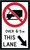 RB-40A Reflective Sign 90X150 cm