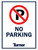 T185 No Parking 18"x24"