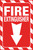 T281 Fire Extinguisher 12"x18"