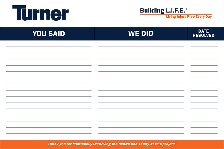 T018 You Said We Did (Dry Erase) 24"x36"