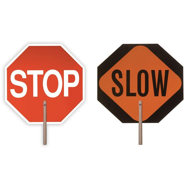 T031 Stop/ Slow Paddle (Aluminum) 18"x18"