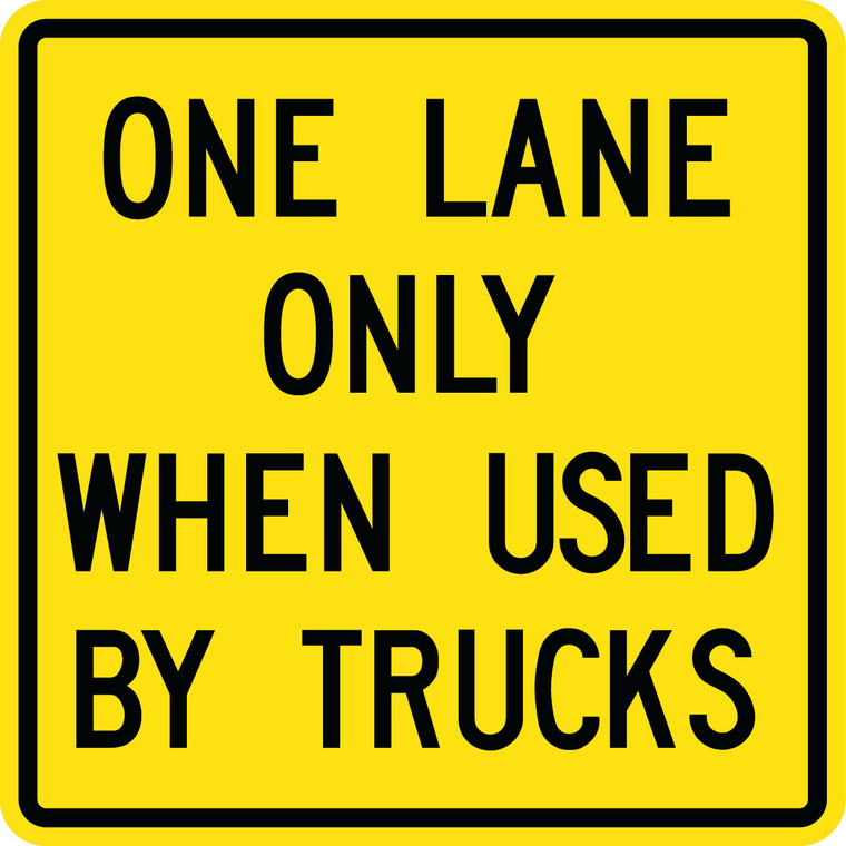 WA-24A Reflective Sign 90x90 cm