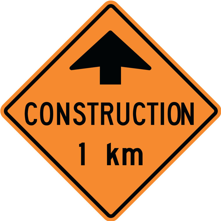 TC-1A  Reflective Sign 90x90 cm