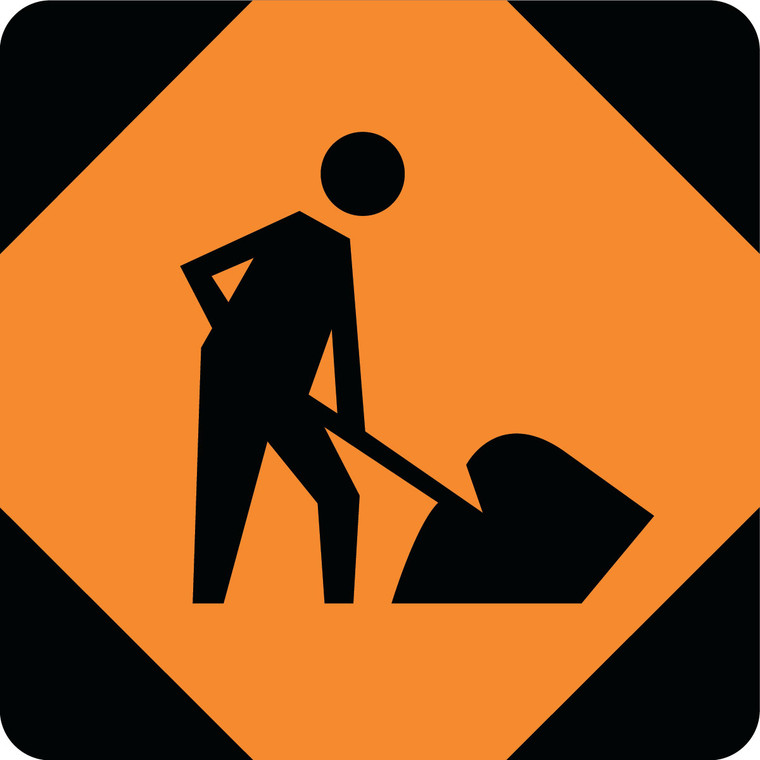 TC-2A Reflective Sign 90x90 cm