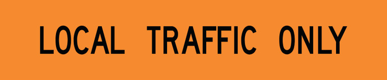 TC-7tB Urban Reflective Plywood Sign 25x120 cm