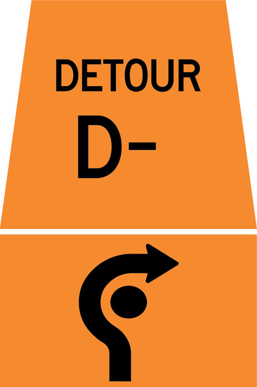 TC-10ALl Reflective Sign 45x45/30x45 cm