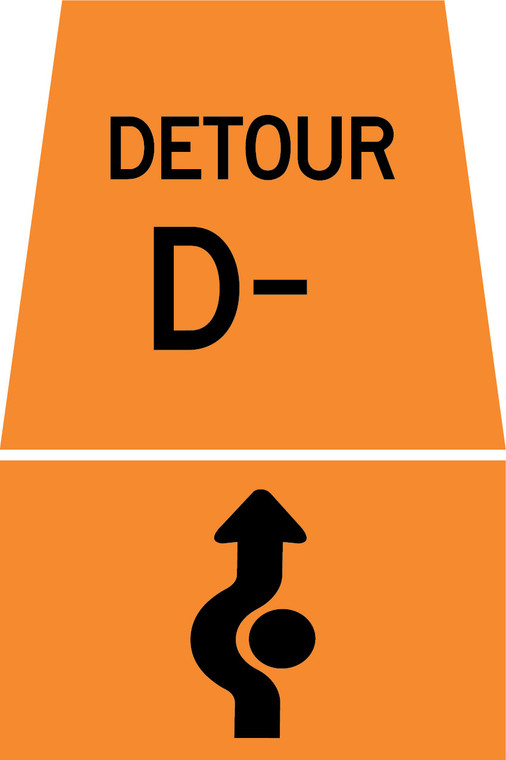 TC-10Cl Reflective Sign 45x45/30x45 cm