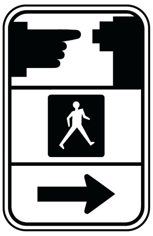 RA-12 Reflective Sign 13x20 cm