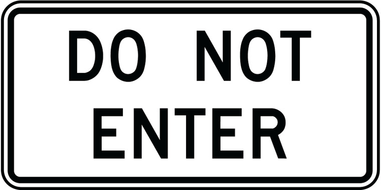 RB-19t Reflective Sign 30x60 cm