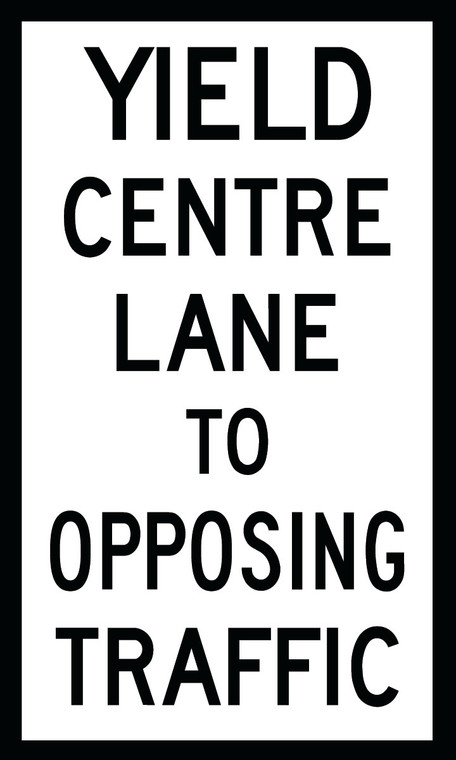 RB-36 Reflective Sign 90x150 cm