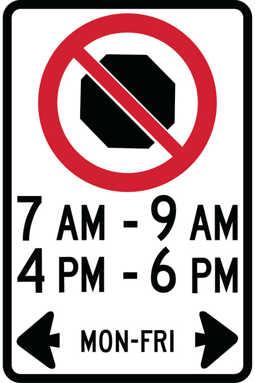 RB-56 Reflective Sign 30x45 cm