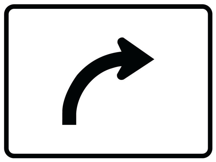 RB-61tR Reflective Sign 45x60 cm