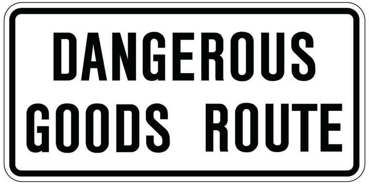 RB-82t Reflective Sign 30x60 cm