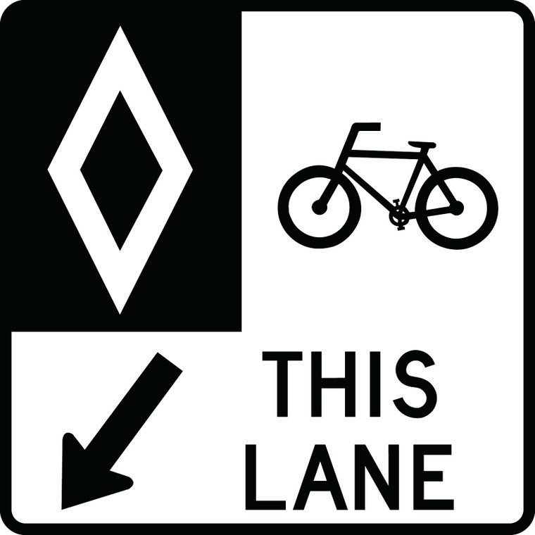 RB-84A Reflective Sign 60x60 cm