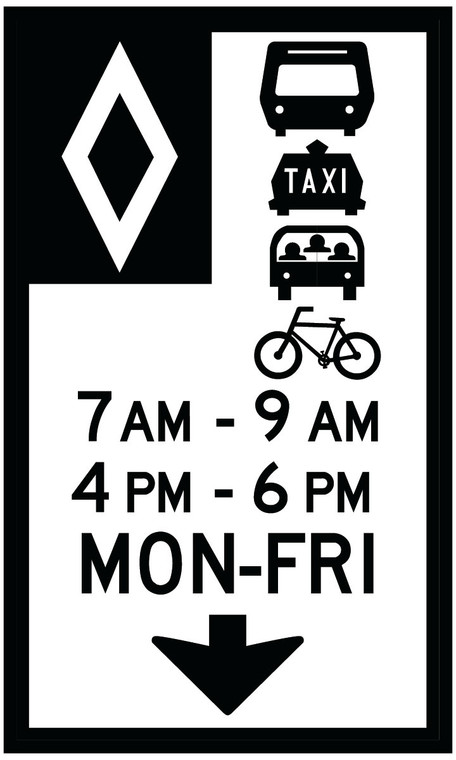 RB-87 Reflective Sign 90x150 cm