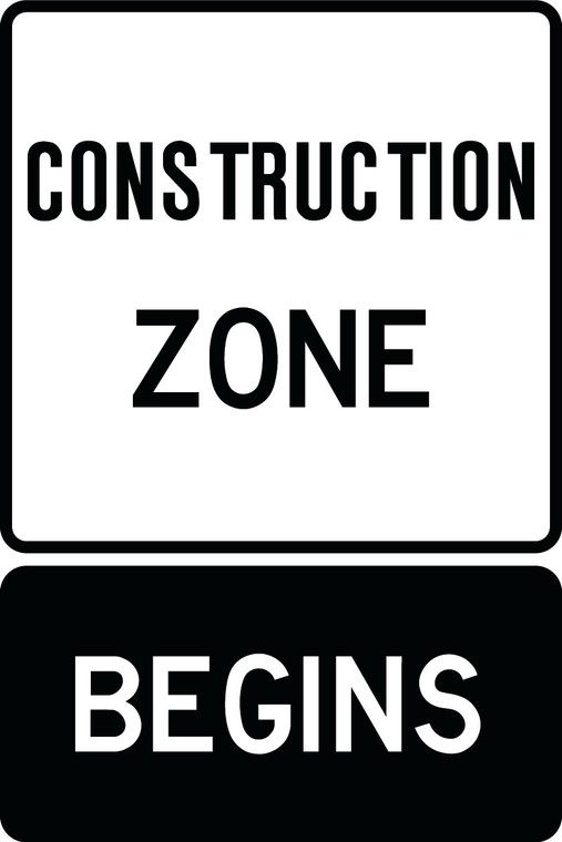 RB-90A Reflective Sign 60x90 cm