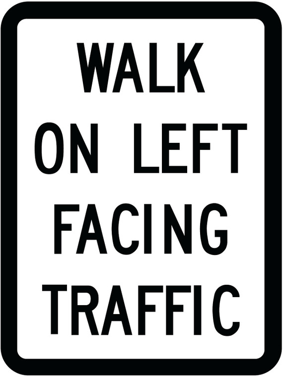 RC-1 Reflective Sign 45x60 cm