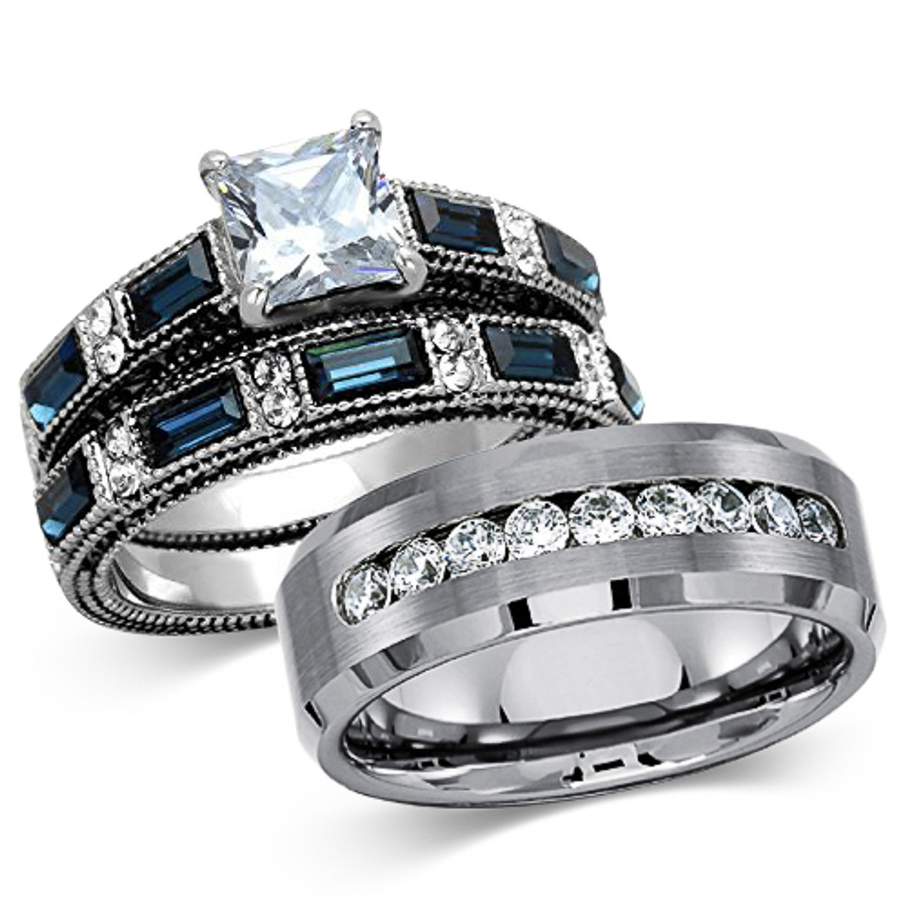 Wedding Ring Simple Stainless Steel Light Surface 6mm Arc Titanium