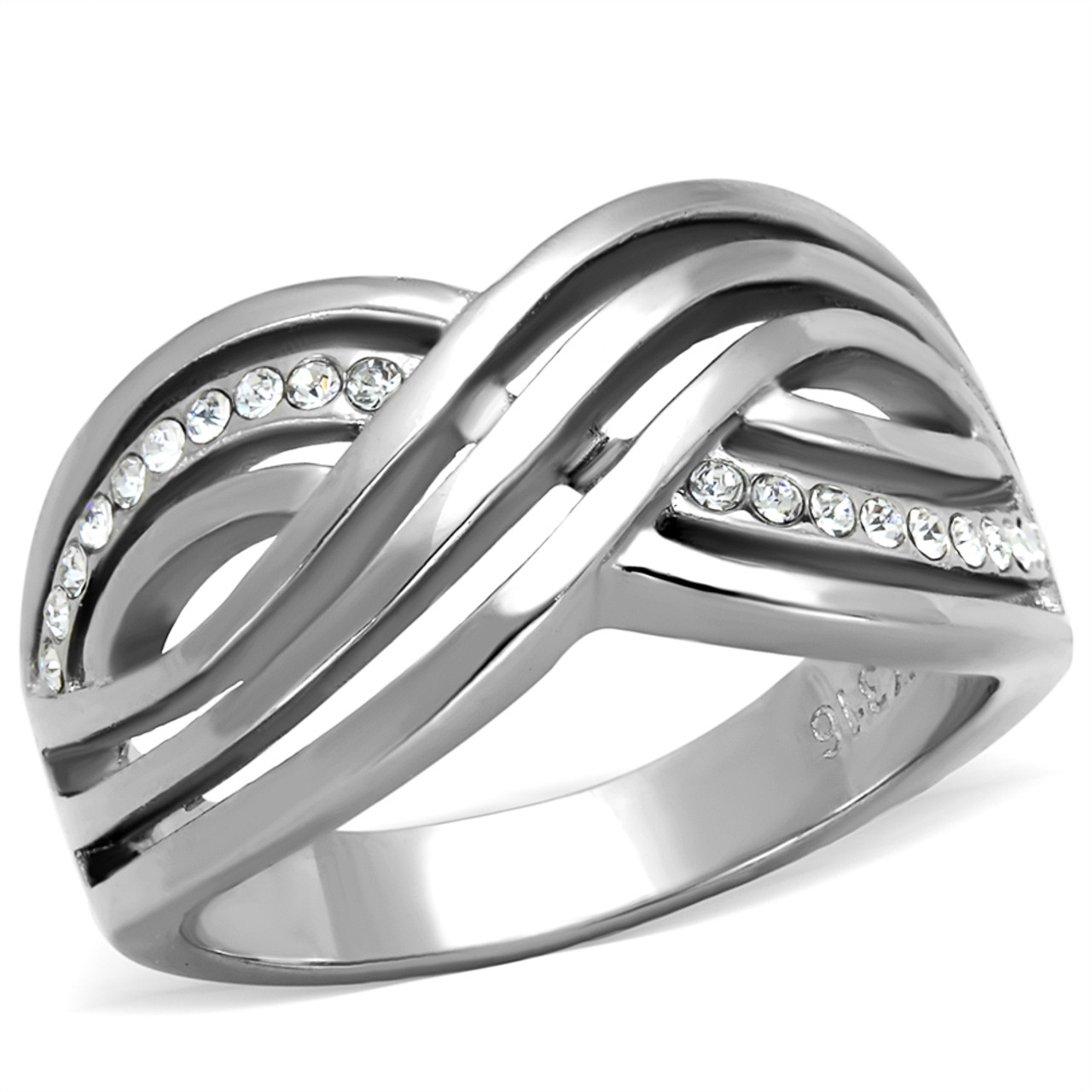 Wedding Rings : Platinum Infinity Symbol Wedding Band Ring