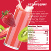 Strawberry-Kiwi Fruit Protein Drink