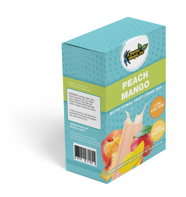 Peach-Mango Fruit Protein Drink