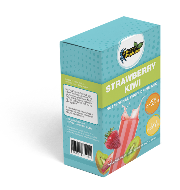 Strawberry-Kiwi Fruit Protein Drink