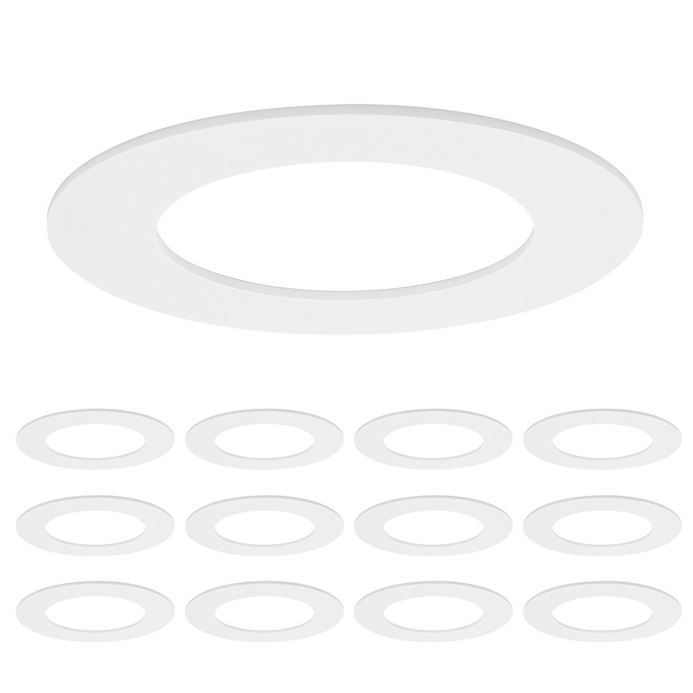 Goof Rings For 4 in. Recessed Lights, 12-Pack