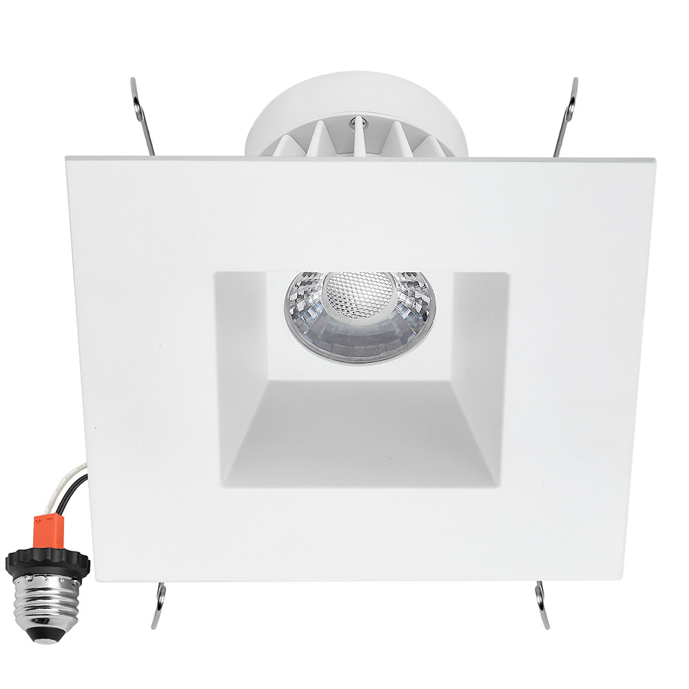 6 in. Retrofit Square Recessed Anti-Glare LED Downlight, 5 CCT
