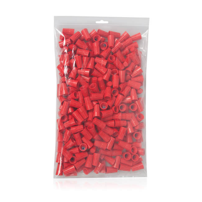 Red Twist On Electrical Wire Connector, Red (250 Pk)