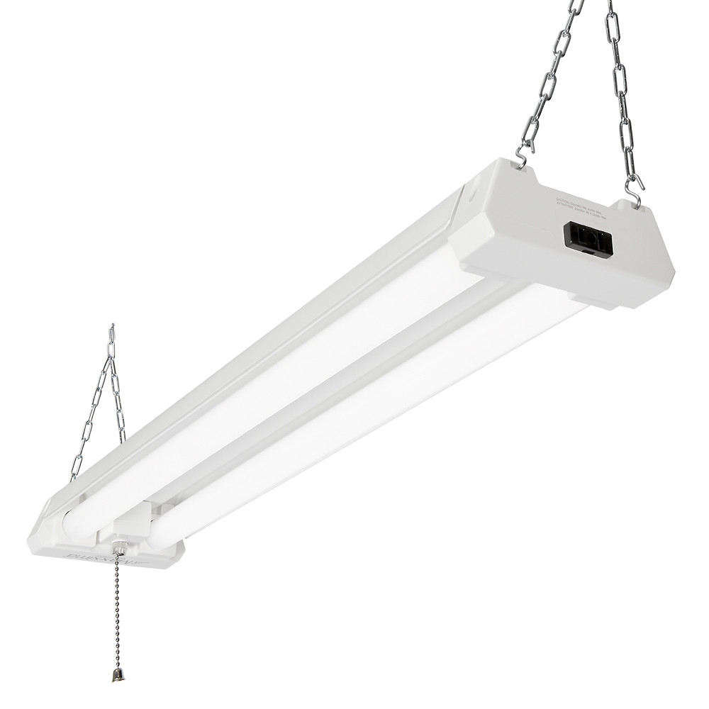 2 ft. LED Shop Light, Hanging Garage Light, Frosted Lens