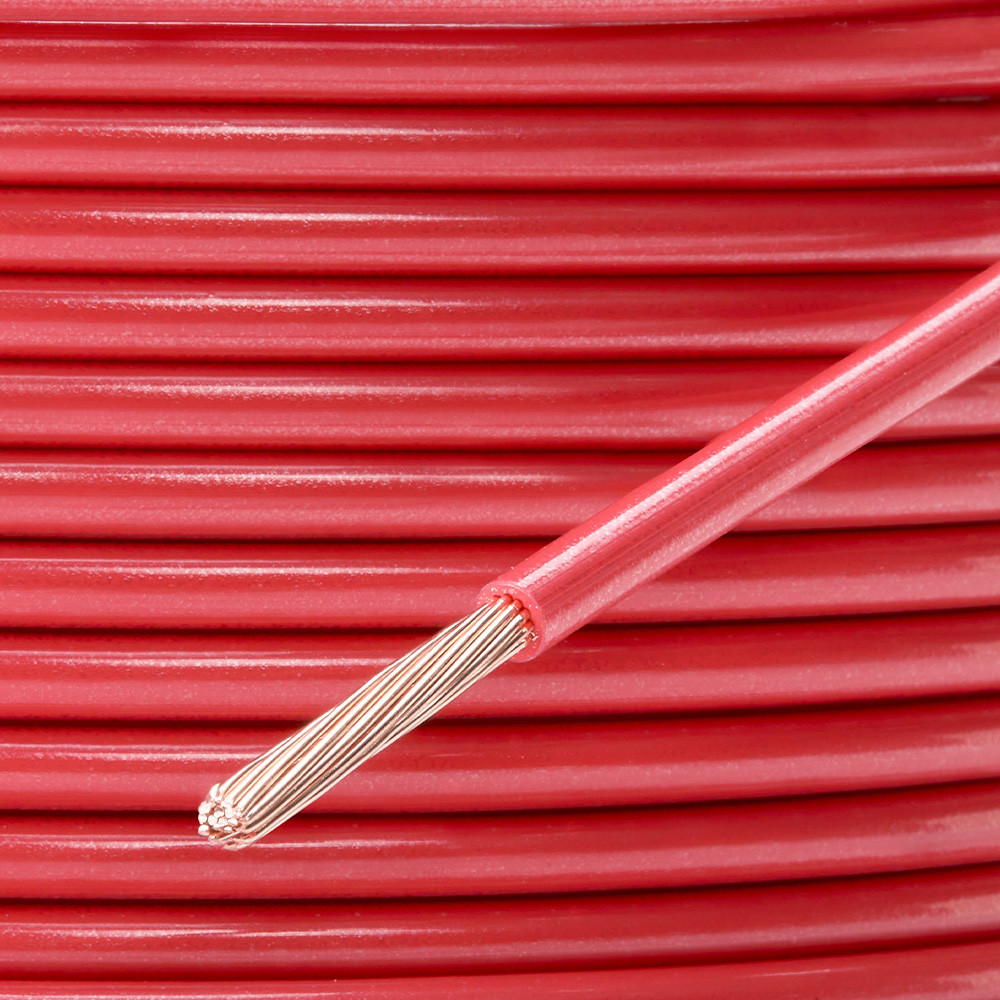 Red Stranded Wire 100 Ft. 12 AWG Red THHN Stranded Copper Wire, 600V