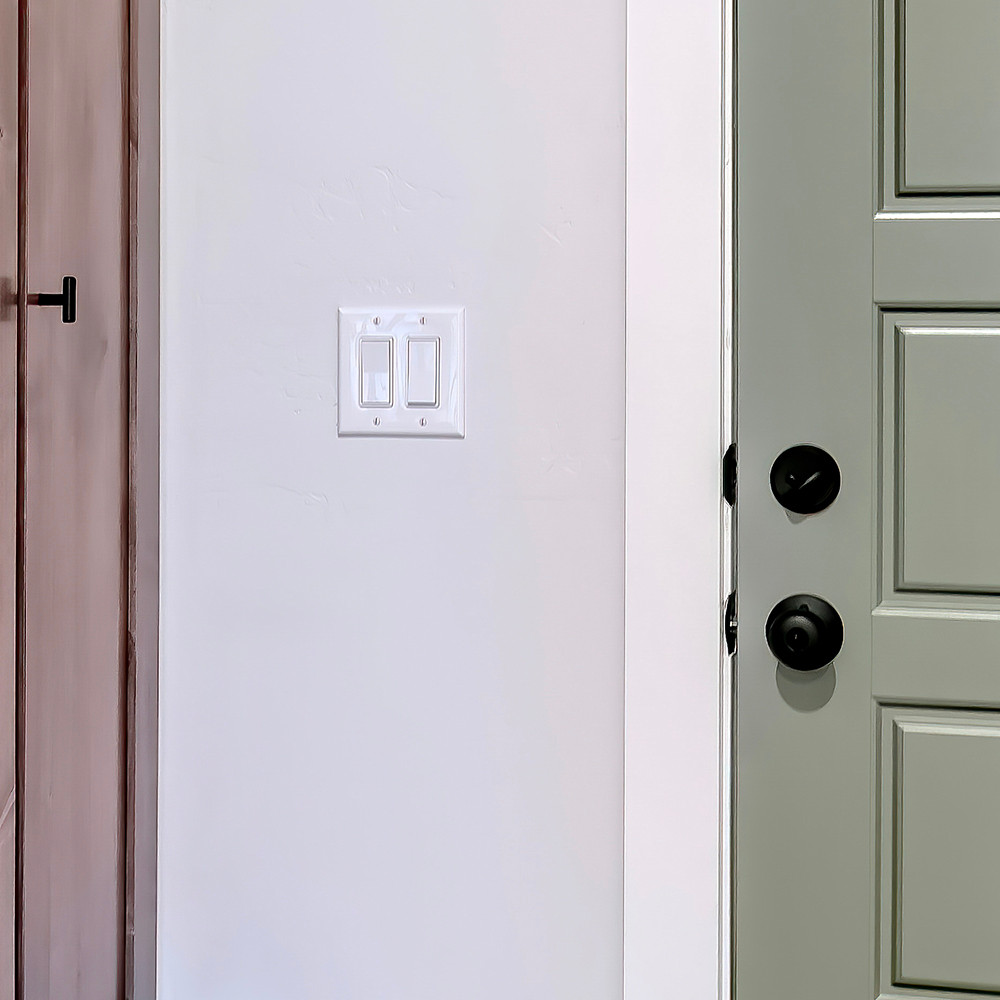 3-Way On/Off Light Switch, Rocker Switch w/ Wall Plate 10 Pk