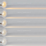 4 in. Low Kelvin Slim Round Recessed Anti-Glare LED Downlight, White Trim, Canless IC Rated, 1200 Lumens, 5 CCT 2200K-3500K