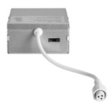 6 in. Slim Square Recessed Anti-Glare LED Downlight, White Trim, Canless IC Rated, 1300 Lumens, 5 CCT 2700K-5000K