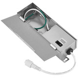 3 in. Slim Recessed LED Downlight, Canless IC Rated, 400 Lumens, 5 CCT Color Selectable 2700K-5000K, Black Trim