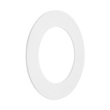 4 in. Goof Rings for Recessed Lights, Can or Canless Downlight Trim Ring, White (12-Pack) 