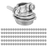 1/2 in. Non-Metallic Twin-Screw Clamp Connector for NM Sheathed Cable Conduit (100 Pack)