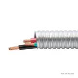 3/8 in. x 25 ft. Galvanized Steel Flexible Electrical Conduit, Greenfield Electrical