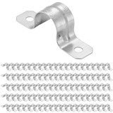 1/2 in. Rigid or RMC Push-On 2-Hole Pipe Straps for Conduit Installation (100 Pack)